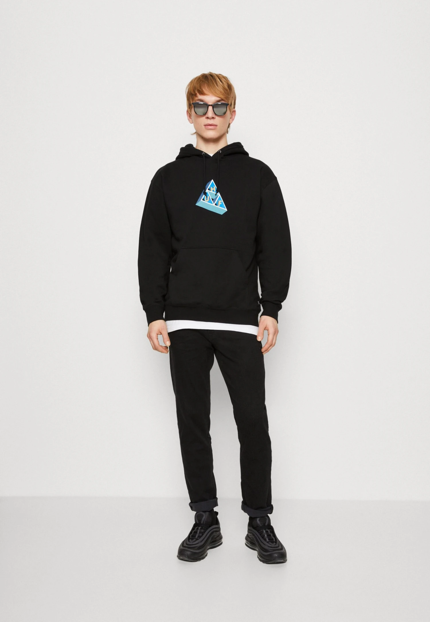 HUF Based Hoodie Unisex - Hoodie - Black 4 HUF Based Hoodie Unisex - Hoodie - Black - Afbeelding 2
