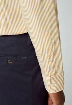 Hackett London Essential Bengal Stripe - Overhemd - White Yelow -Heren Kledingwinkel e166c751c12c4a67bab31344c7e66786
