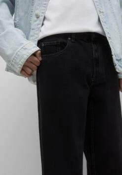 PULL & BEAR Wide - Relaxed Fit Jeans - Black -Heren Kledingwinkel e253f85c920b48d4a8b1d7e4ff8137b7