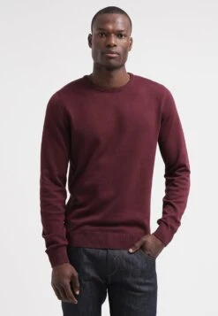 Heren Kledingwinkel 29 Pier One Basic Crewneck - Trui - Bordeaux