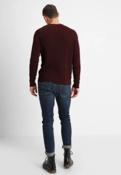 Pier One Trui - Mottled Bordeaux -Heren Kledingwinkel fc1817f3db34423ca2bcccf59d46c923